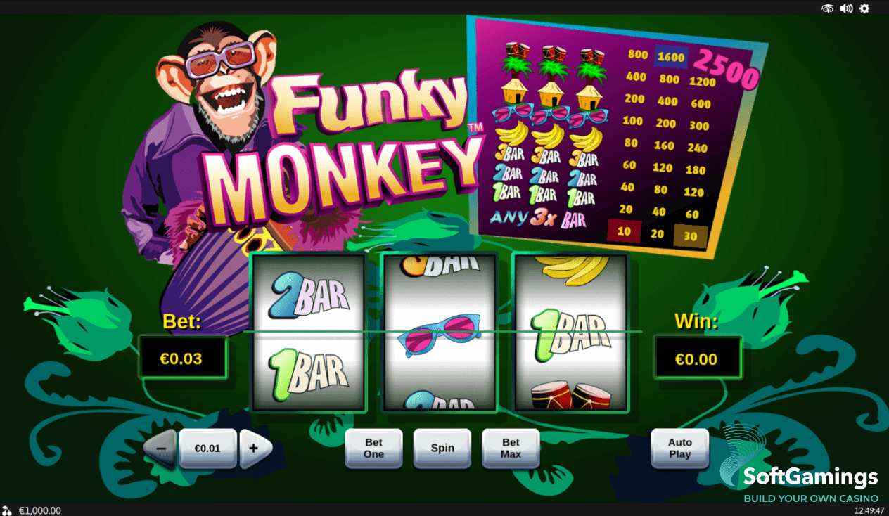 Funky monkey slot